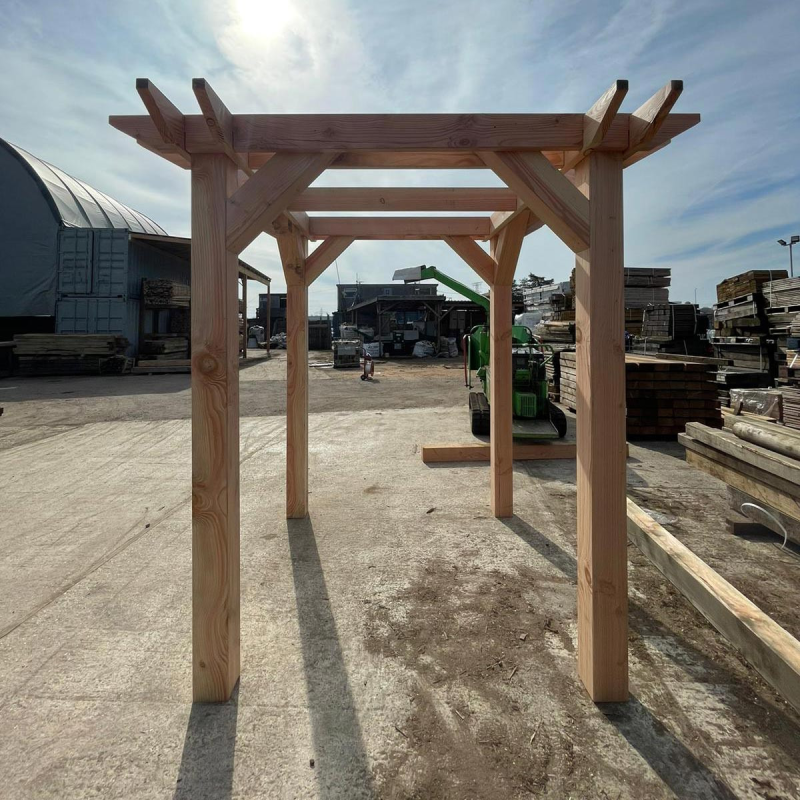 Skyview Premium Larch/Douglas Fir Pergola Kit - FREE DELIVERY