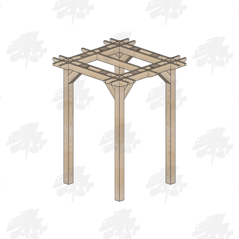 Skyview Premium Larch/Douglas Fir Pergola Kit - FREE DELIVERY