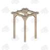 Skyview Premium Larch/Douglas Fir Pergola Kit - FREE DELIVERY