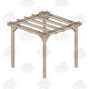 Skyview Premium Larch/Douglas Fir Pergola Kit - FREE DELIVERY