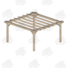 Skyview Premium Larch/Douglas Fir Pergola Kit - FREE DELIVERY