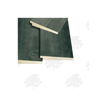 Premium Black Painted Nordic Spruce Rebated Featheredge Cladding