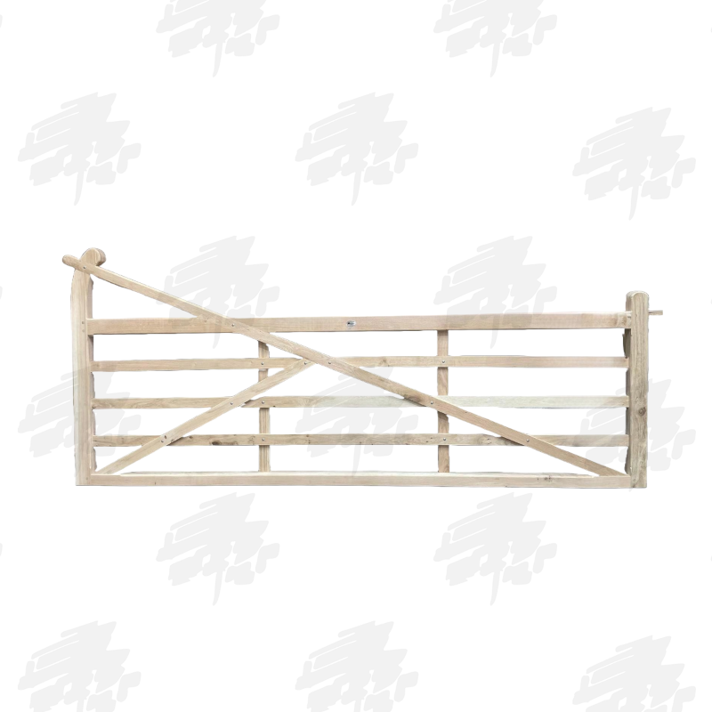 Solid European Oak Curved Heel (Ranch) Gate