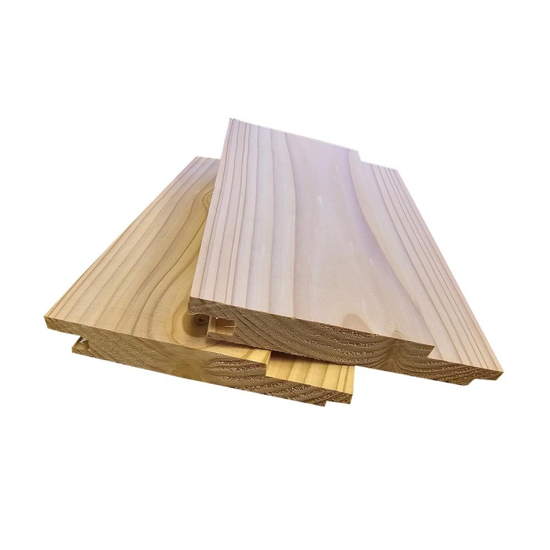 British Larch Shadow Gap Cladding