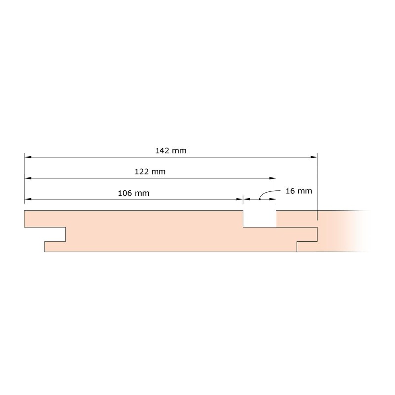 Redwood Thermowood Shadow Gap Cladding