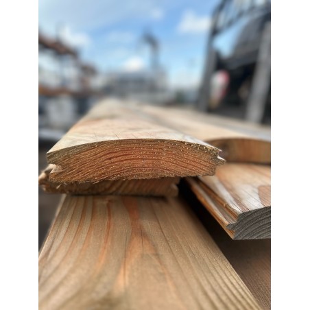 Larch/Douglas Fir Log Lap Railway Sleepers