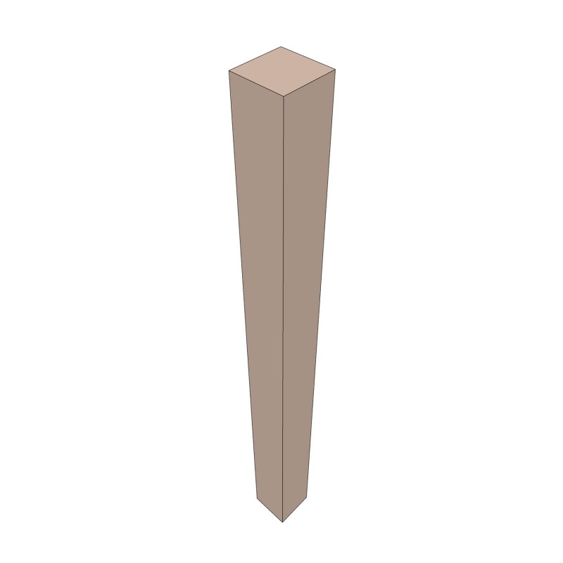 Solid European Oak Newel Post