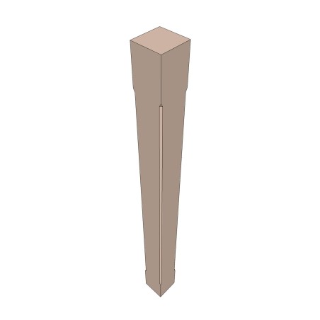 Solid European Oak Newel Post