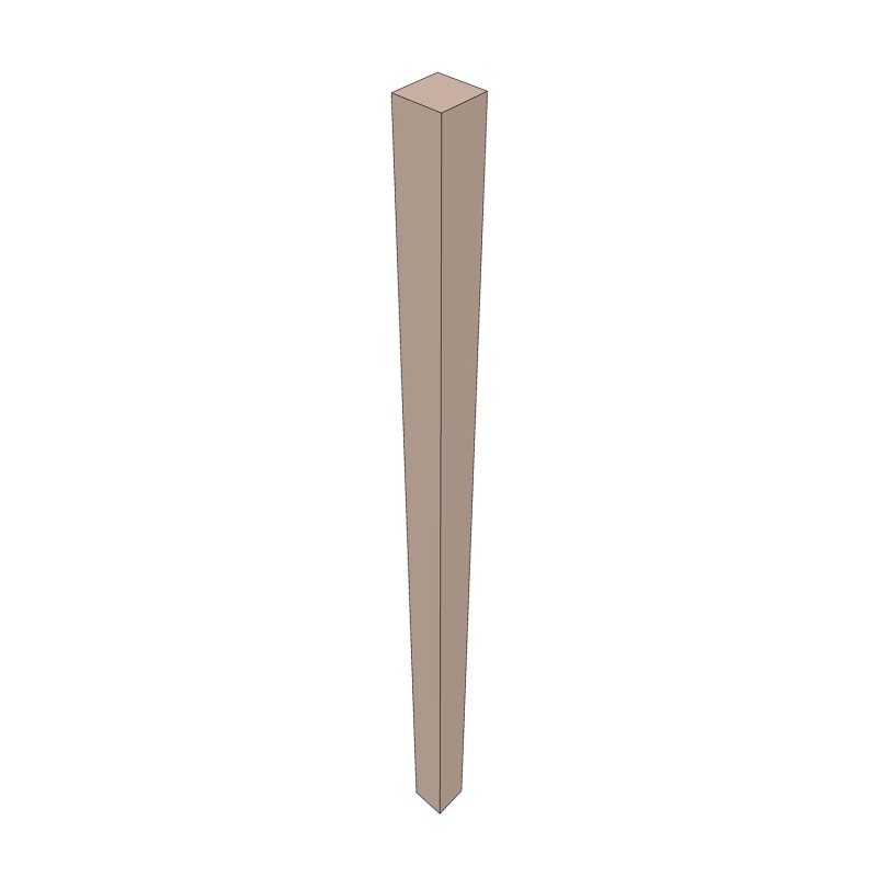 Solid American Red Oak Stair Spindle