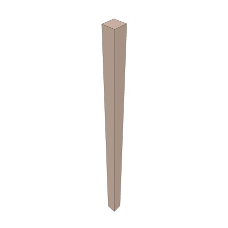 Solid American Red Oak Stair Spindle