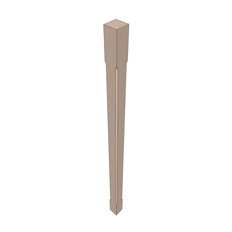 Solid American Red Oak Stair Spindle