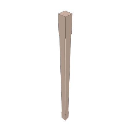 Solid American Red Oak Stair Spindle