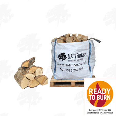 Large Bulk Bag of Kiln Dried Oak Hardwood Firewood