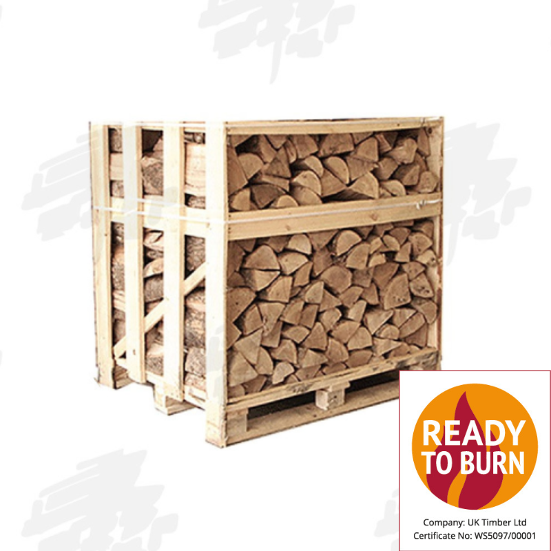 Large Crate Of Kiln Dried Mixed Hardwood Firewood