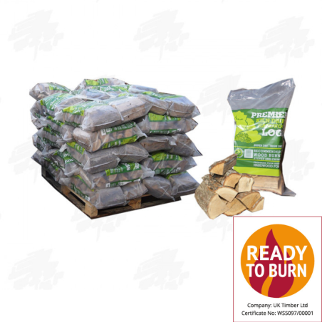 40 Bags of Premier Kiln Dried Hardwood Firewood