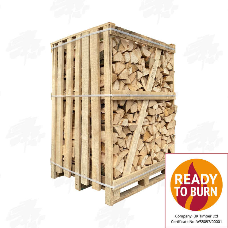 Extra Large Crate Of Kiln Dried Ash Hardwood Firewood