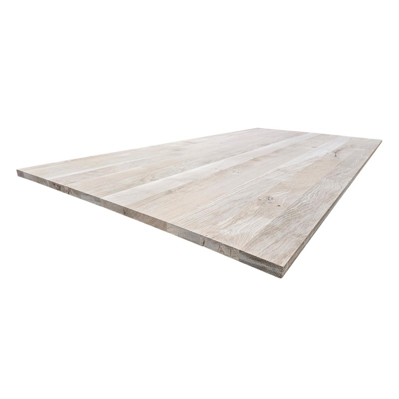 Solid Rustic American White Oak Furniture Panel