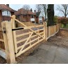 Solid European Oak Curved Heel (Ranch) Gate