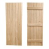 Prestige Ledged Solid Oak Doors