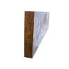 Solid English Ash Wood Skirting Sample