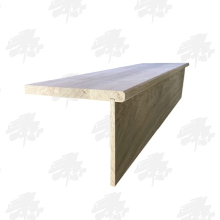 Ash Tt Riser Red English Ash Stair Tread & Riser Kit | UK Timber