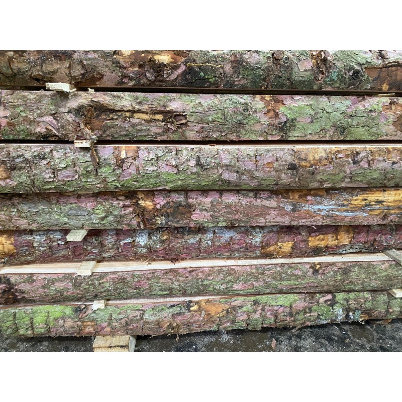 Untreated Larch Rustic Softwood Sleepers