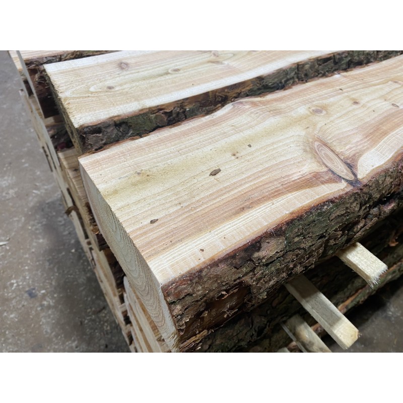 Untreated Larch Rustic Softwood Sleepers