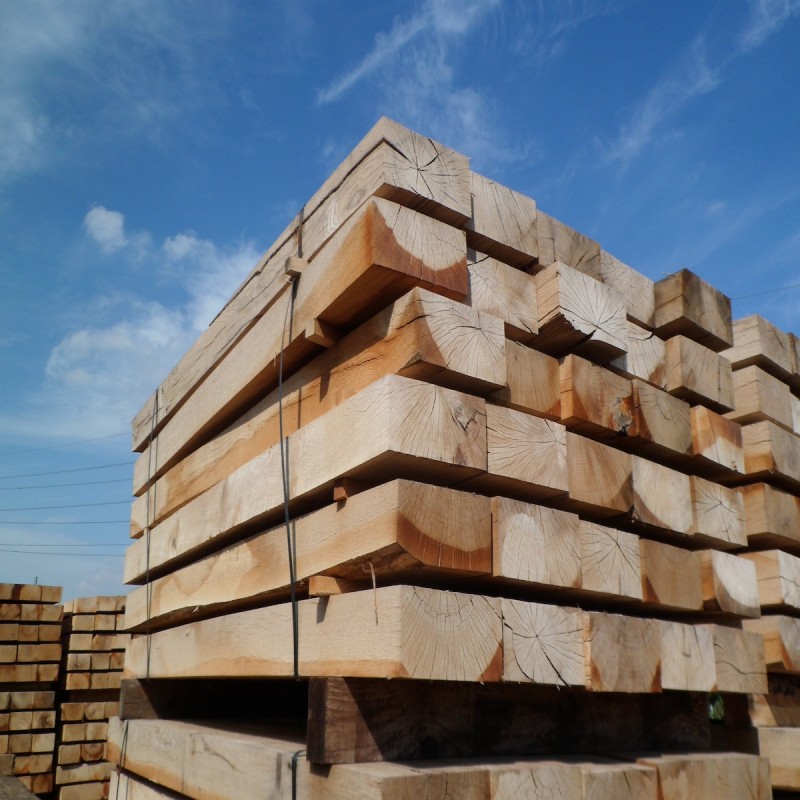 Untreated Economy Turkey Oak Landscaping Sleepers