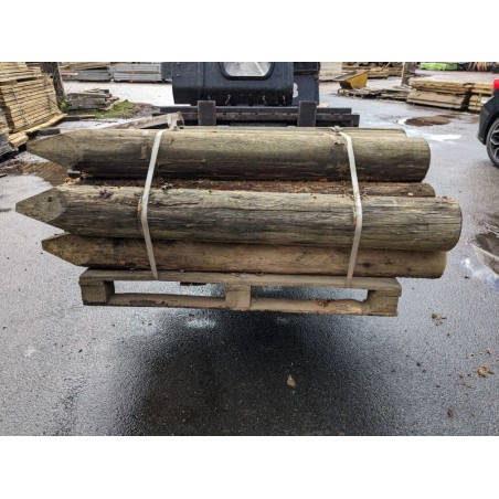 Machined Rounded Oak Posts 1500mm x 175mm