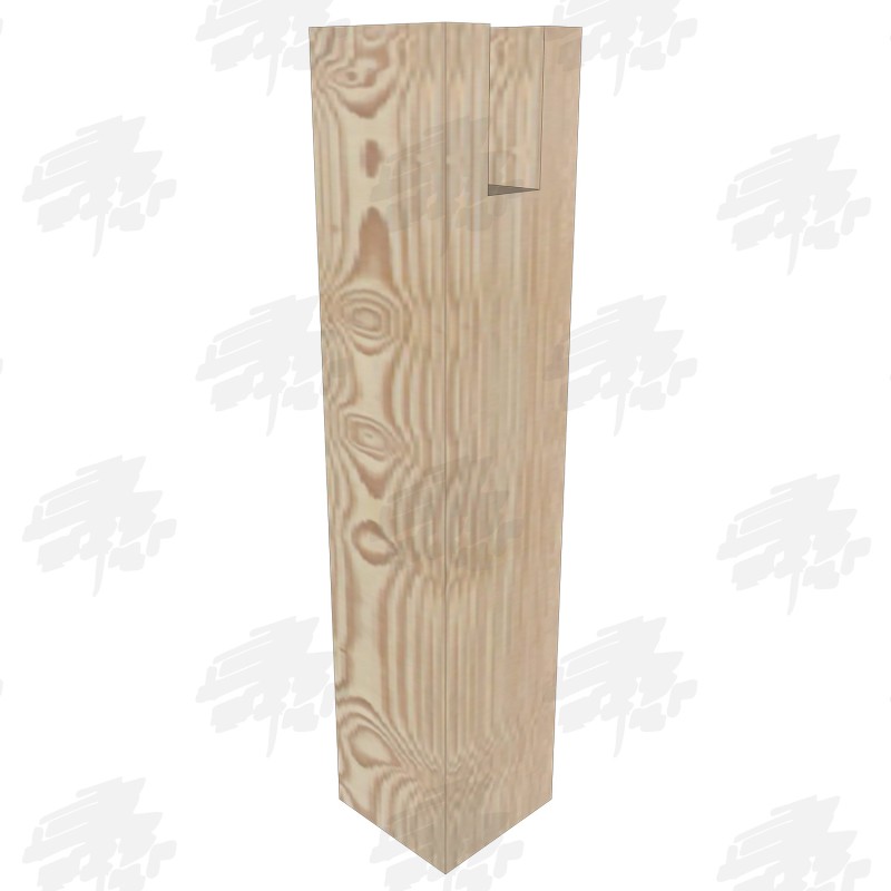 British Larch/Douglas Fir Softwood Pergola Support Posts