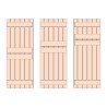 Prestige Ledged Solid Ash Stable Doors