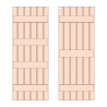 Priory Ledged Solid Ash Doors