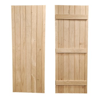 Priory Ledged Solid Ash Doors