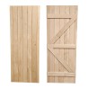 Ledged and Braced Solid Ash Doors