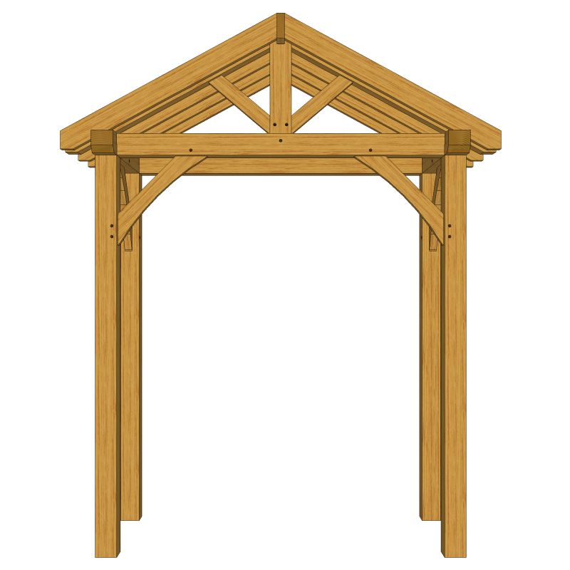 Porches - 2.49m x 1.2m x 3.63m