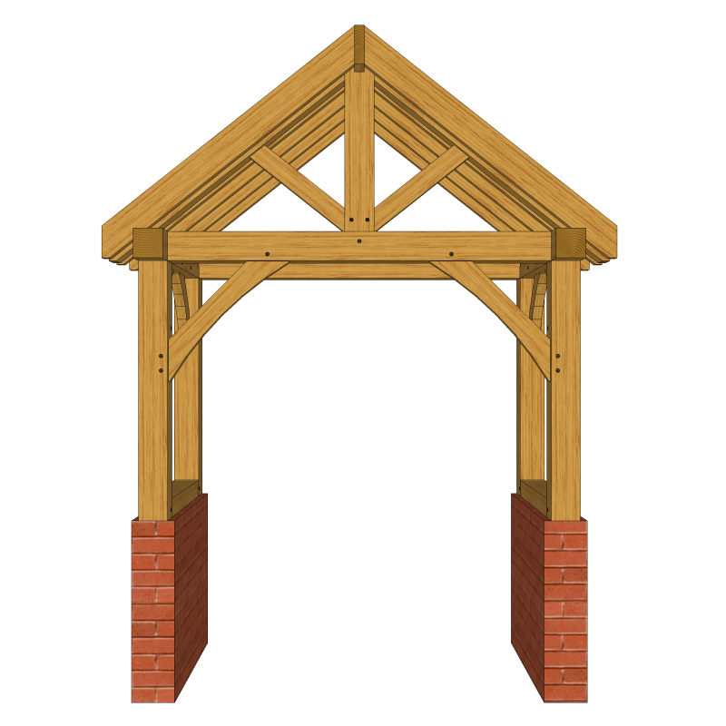 Porches - 2.2m x 1.3m x 3.35m