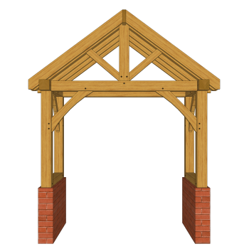 Porches - 2.4m x 1.3m x 3.35m