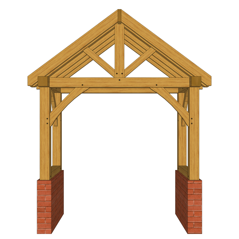 Porches - 2.4m x 1.3m x 3.35m