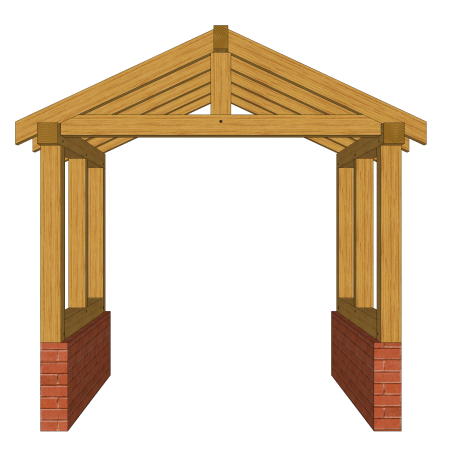 Porches - 2.57m x 2.15m x 2.89m