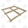 Square Herb Box Oak Slot Together Raised Bed Kit - FREE DELIVERY