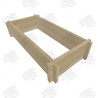 Rectangular Heavyweight Oak Slot Together Raised Bed Kit - FREE DELIVERY