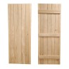 Solid Douglas Fir Ledged Doors | Buy Solid Douglas Fir Doors Online from the Experts at UK Timber
