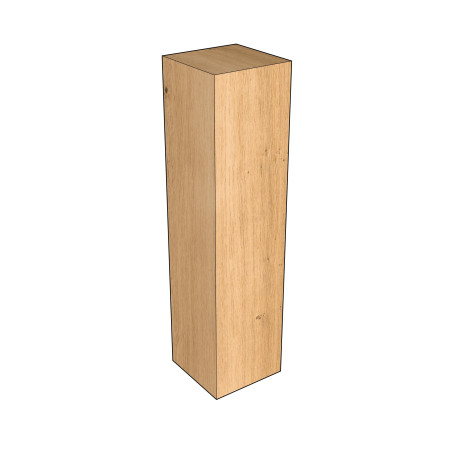 European Oak Gate Post