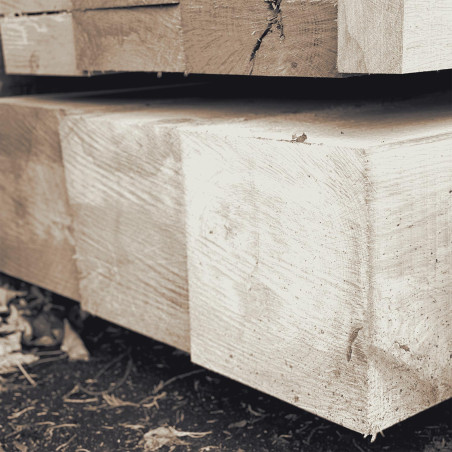 European Oak Gate Post