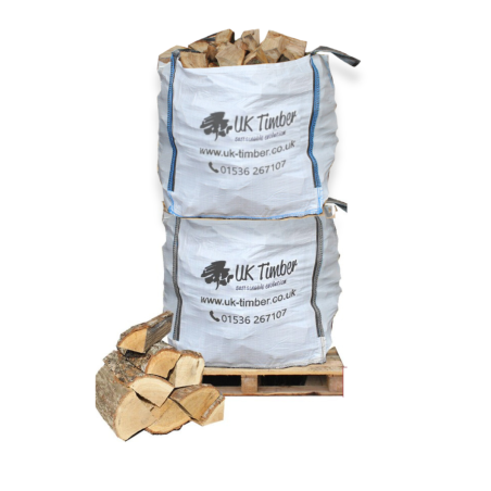 Large Bulk Bag of Kiln Dried British Larch/Douglas Fir Firewood