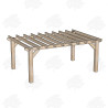 EasyFit Super Heavy British Larch/Douglas Fir Softwood Pergola Kit - FREE DELIVERY