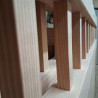 Pair of British Douglas Fir Flat Top Cottage Style Driveway Gates