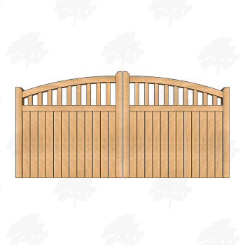 Pair of Solid European Oak...