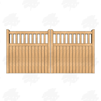 Pair of Solid European Oak...