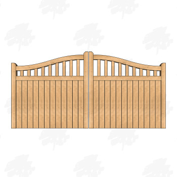 Pair of Solid European Oak...